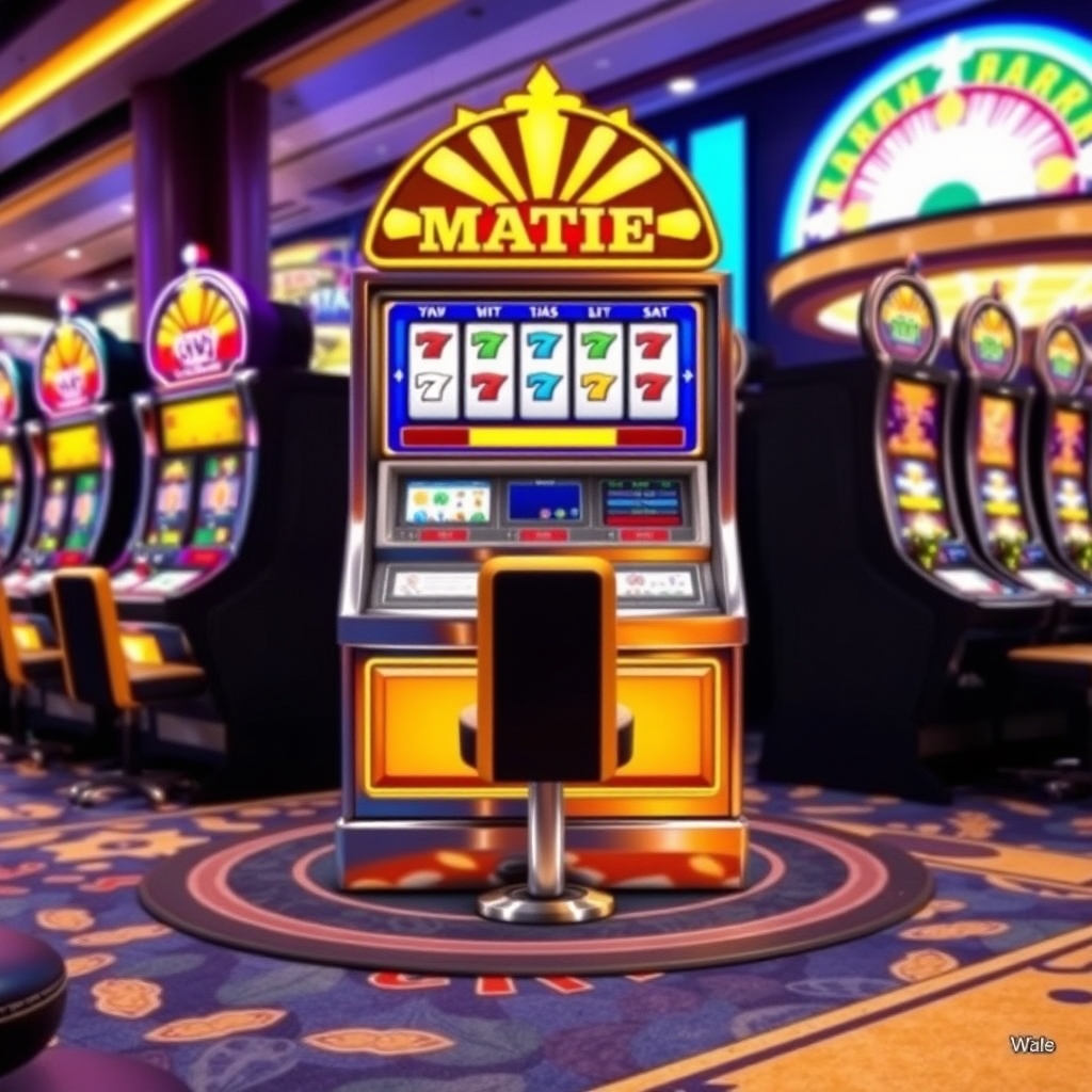 Slot machines closeup Casino Mate​